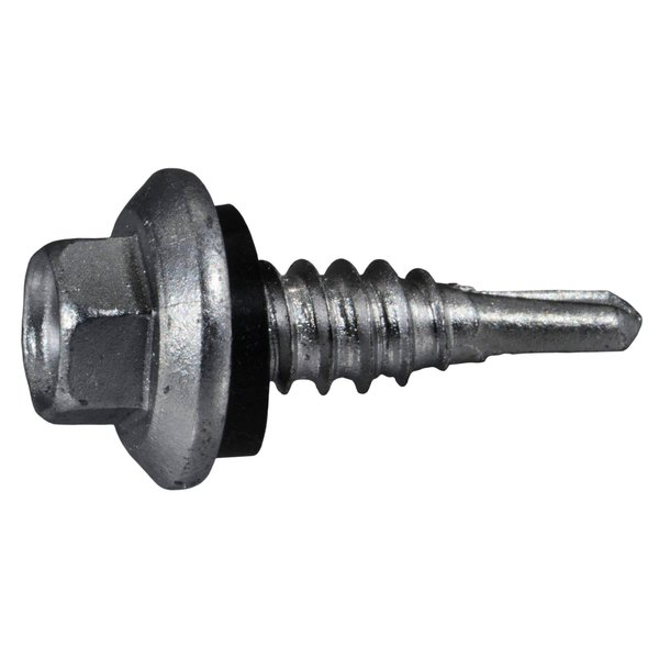 Buildright 1/4" x 7/8 in Hex Hex Machine Screw, Zinc Plated Steel, 384 PK 54279